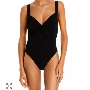Norma Kamali Twisted One Piece Swimsuit s